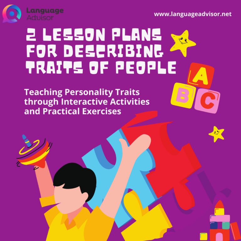 2 Lesson Plans for Describing Traits of People