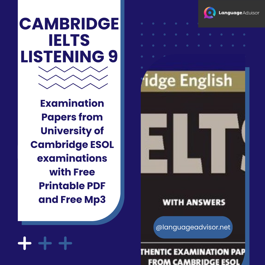 Cambridge IELTS Listening 9