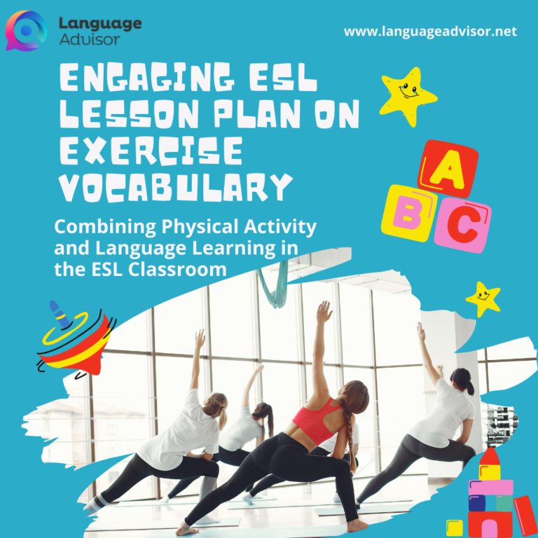 Engaging ESL Lesson Plan on Exercise Vocabulary
