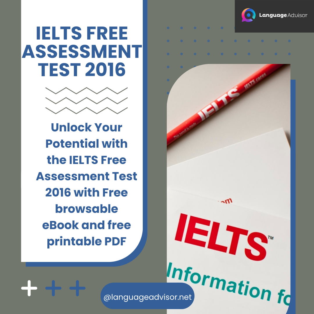 IELTS FREE ASSESSMENT TEST 2016