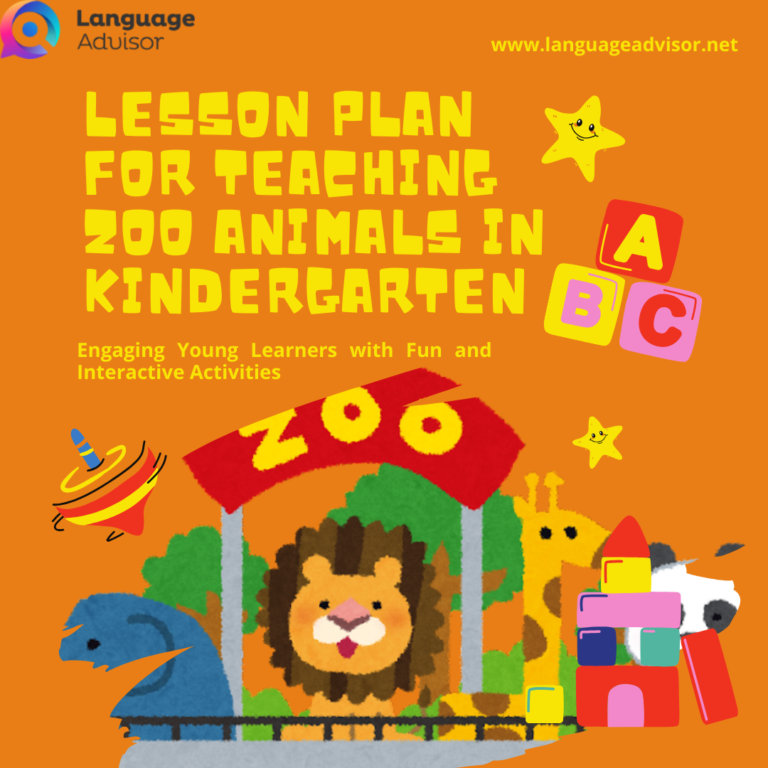 Lesson Plan for Teaching Zoo Animals in Kindergarten