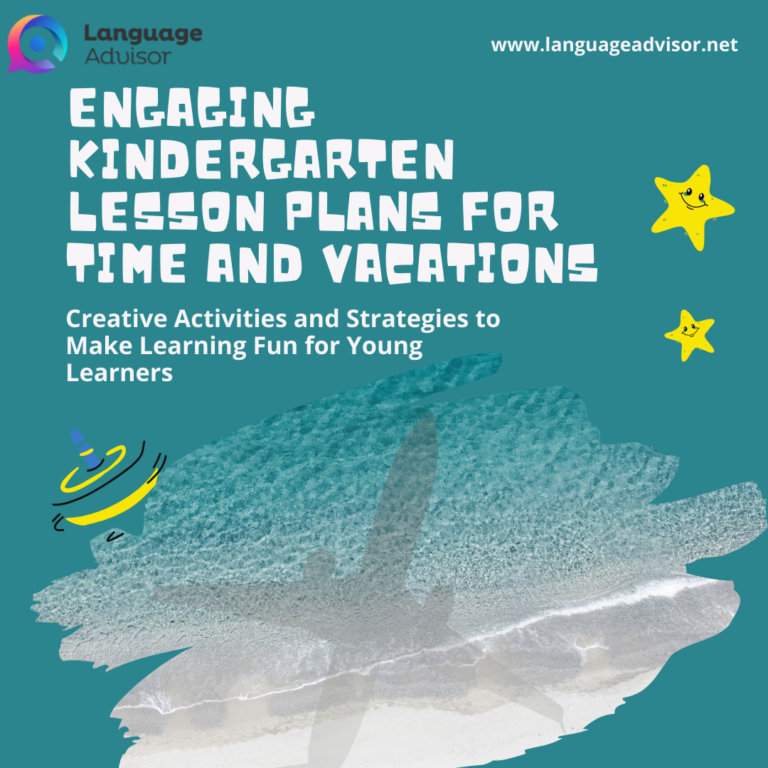 Engaging Kindergarten Lesson Plans for Time and Vacations