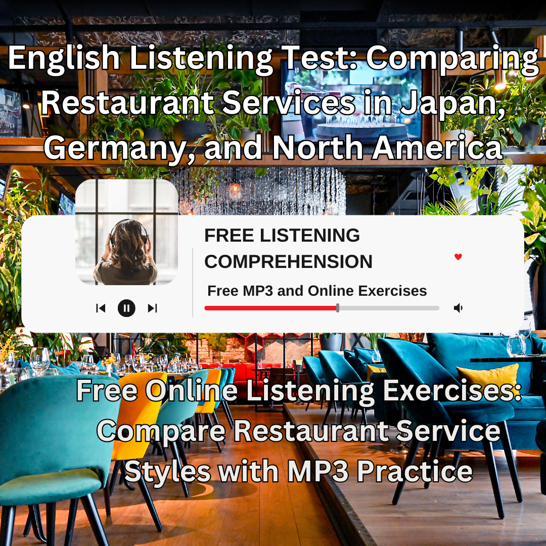 English-Listening-Test-Comparing-Restaurant-Services