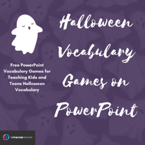 Halloween Vocabulary Games on PowerPoint