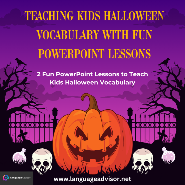 Teaching Kids Halloween Vocabulary with Fun PowerPoint Lessons