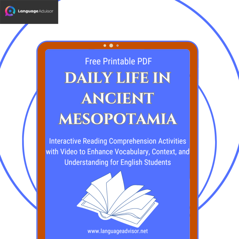 Daily life in Ancient Mesopotamia – Reading Comprehension