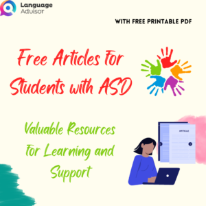 Free Articles for Students with ASD