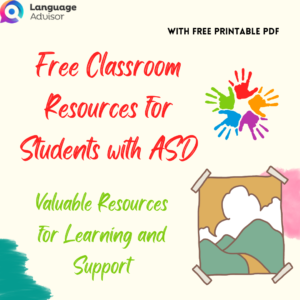 Free Classroom Resources for Students with ASD