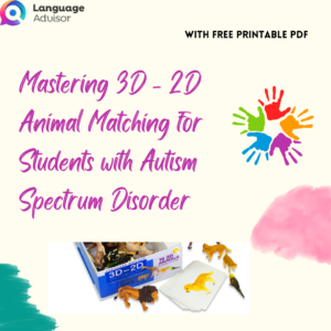 Mastering 3D - 2D Animal Matching for Students with Autism Spectrum Disorder