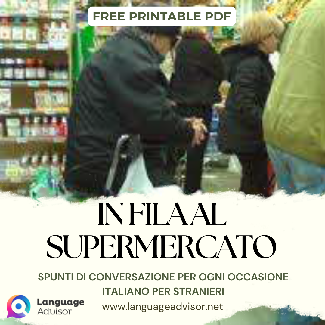 In fila al supermercato