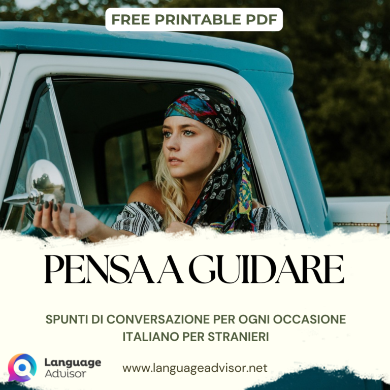 PENSA A GUIDARE – Spunti di Conversazione