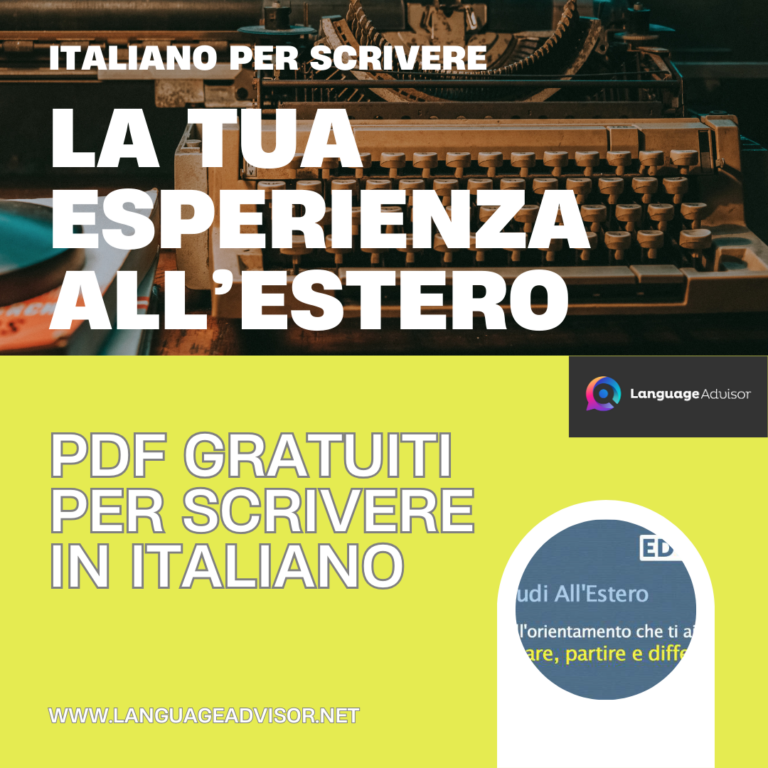 LA TUA ESPERIENZA ALL’ESTERO