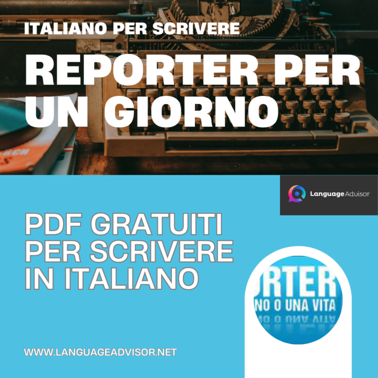 REPORTER PER UN GIORNO