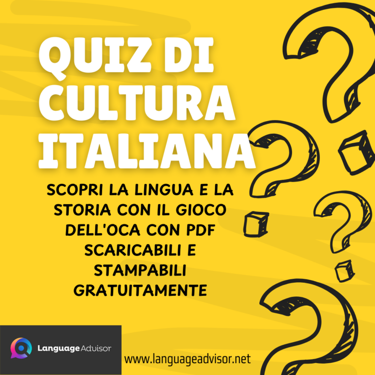 Quiz di Cultura Italiana