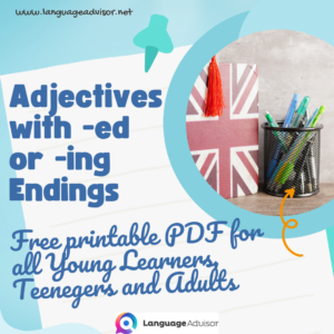 Adjectives with -ed or -ing Endings