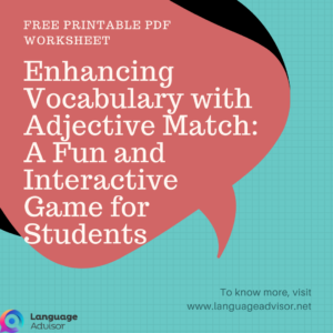 Adjective Match