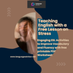 Teaching English with a Free Lesson on Stress
