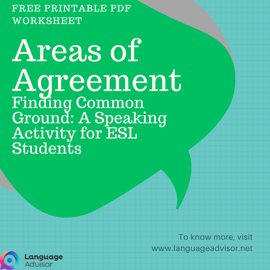 Areas of Agreement.