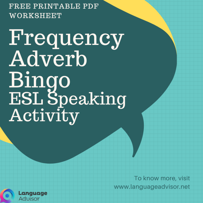 Frequency Adverb Bingo