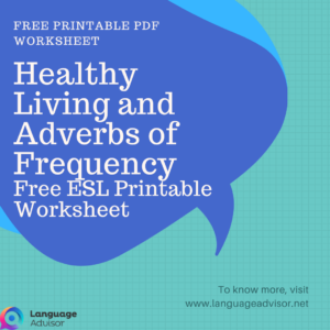 Healthy Living and Adverbs of Frequency