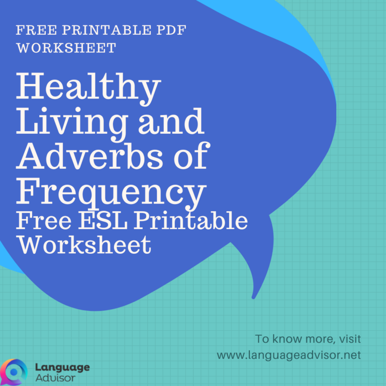 Healthy Living and Adverbs of Frequency