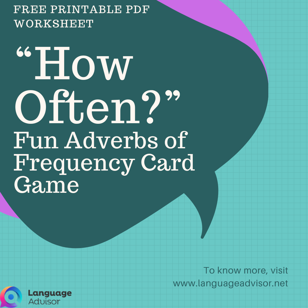 Use this printable ESL game to make learning adverbs of frequency fun and effective for your students!