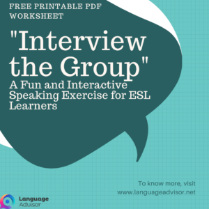 "Interview the Group"
