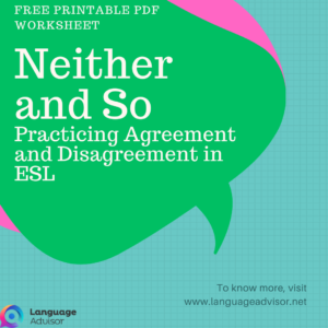 Neither and So