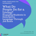 What Do People Do for a Living?