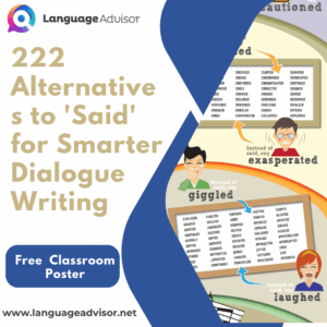 222 Alternatives to 'Said' for Smarter Dialogue Writing