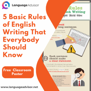 5 Basic Rules of English Writing That Everybody Should Know