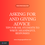 Asking for and Giving Advice
