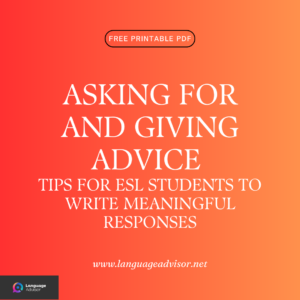 Asking for and Giving Advice