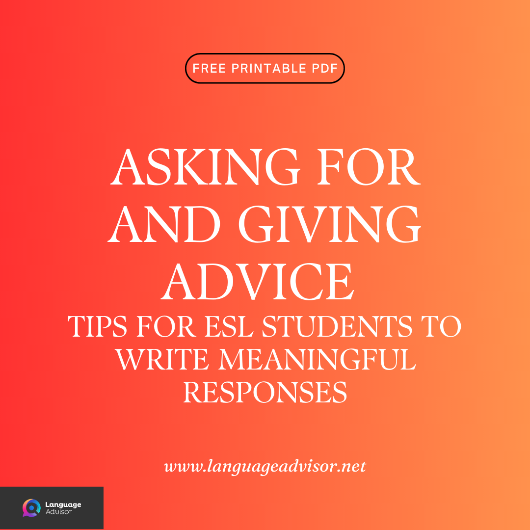 Asking for and Giving Advice