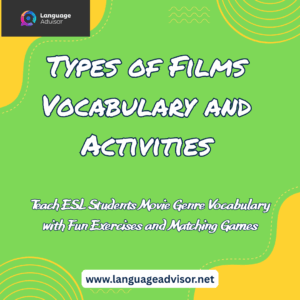 Types of Films Vocabulary and Activities