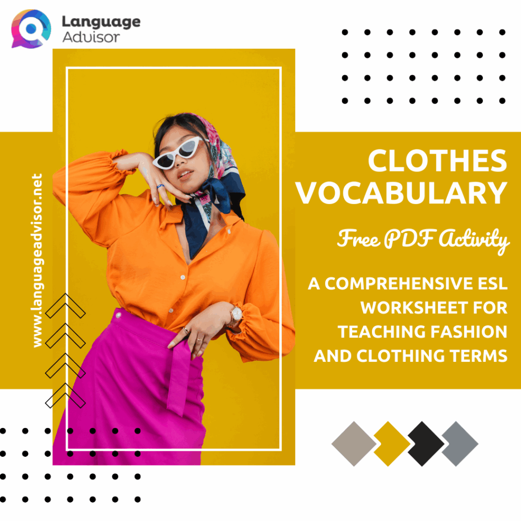 Clothes Vocabulary Language Advisor