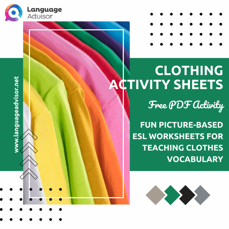 Clothing Activity Sheets